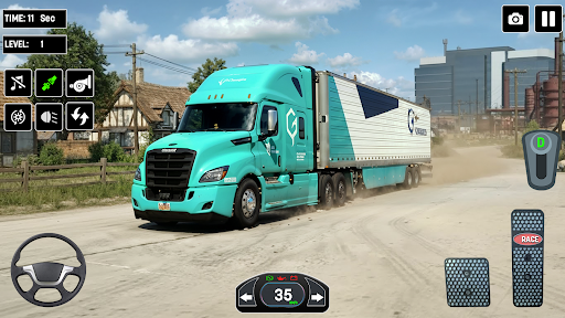 US Truck Transport Game Sim 3D ekran görüntüsü