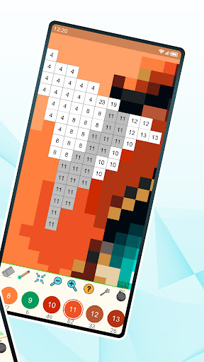 Pixel Dye: Sayılara göre boya ekran görüntüsü