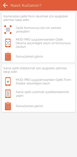 Günay Optik Okuma ekran görüntüsü