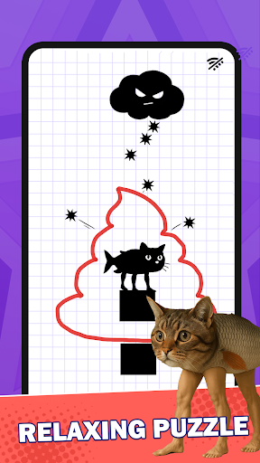 Drawing Line-Mini Puzzle games ekran görüntüsü