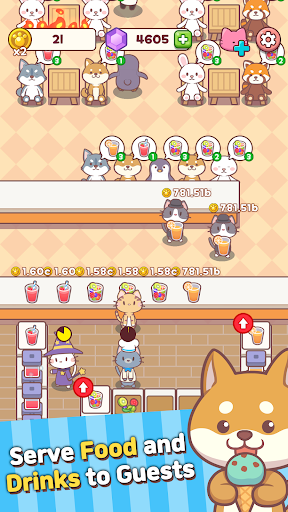 Meow Meow Cafe: Idle food Bar ekran görüntüsü