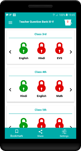 Teacher ka question bank class ekran görüntüsü