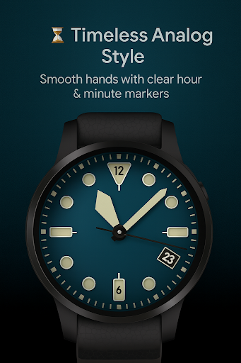 Classic Analog WatchFace-JC1 ekran görüntüsü