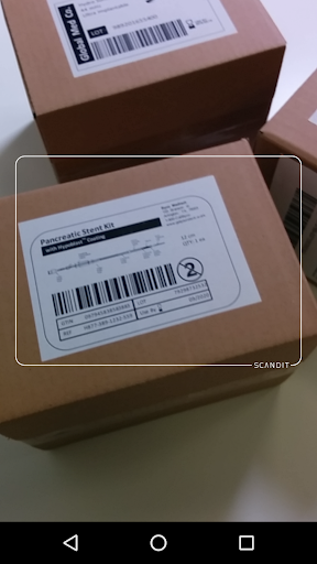 Scandit Keyboard Wedge ekran görüntüsü