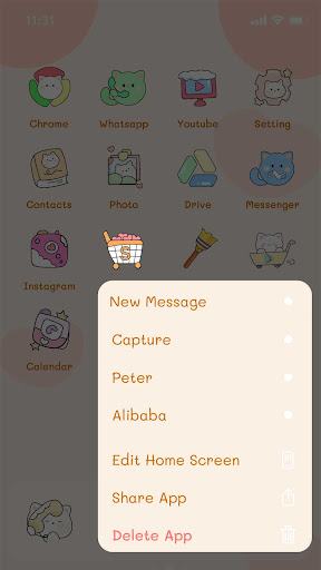 Wow Jazzy Cat  Icon Pack ekran görüntüsü