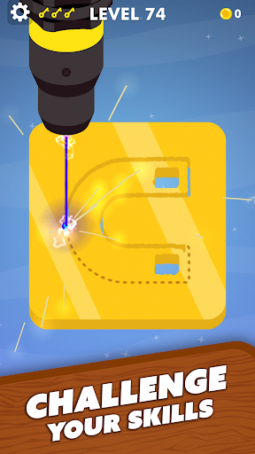 Laser Cutting - Precision Game ekran görüntüsü