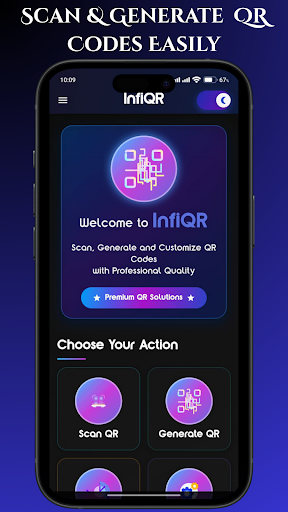 InfiQR: QR Scanner & Generator ekran görüntüsü