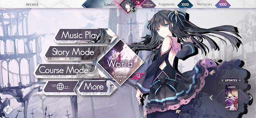 Arcaea ekran görüntüsü