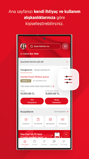 Ziraat Mobil ekran görüntüsü