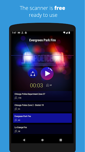 Chicago Police Scanner ekran görüntüsü