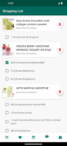 Keto Diet Smoothie Recipes ekran görüntüsü