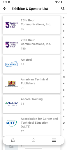 AACC Events ekran görüntüsü