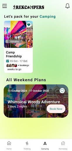 Trekcampers ekran görüntüsü