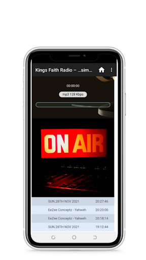 Kings Faith Radio ekran görüntüsü