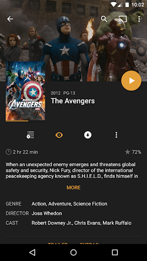 Plex Media Server ekran görüntüsü