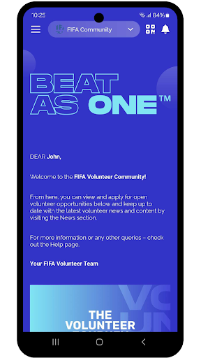 FIFA Volunteer Community ekran görüntüsü