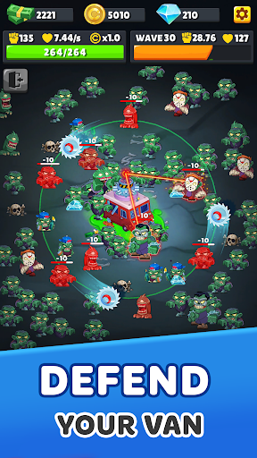 Zombie Van: Tower Defense TD ekran görüntüsü