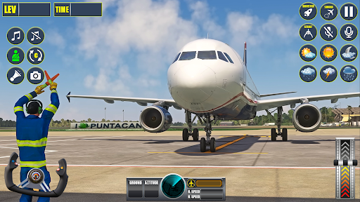 Real Airplane Flying Sim 3D ekran görüntüsü