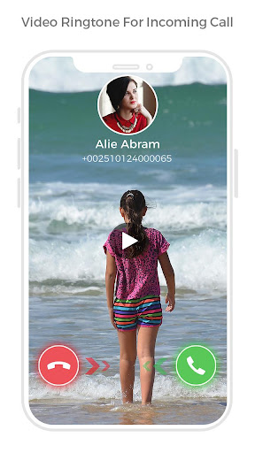 Video Ringtone Incoming Call ekran görüntüsü