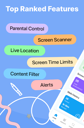 KidsNanny Parental Control App ekran görüntüsü