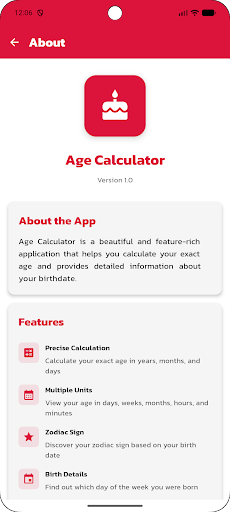 Age Calculator ekran görüntüsü