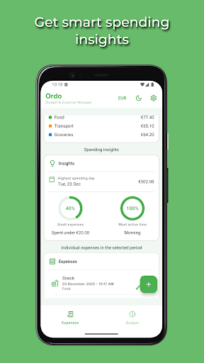 Ordo: Budget & Expense Manager ekran görüntüsü
