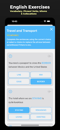English Vocabulary PRO ekran görüntüsü