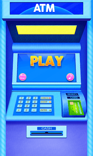 ATM simülatörü para bankamatik ekran görüntüsü