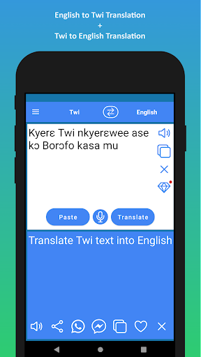 English to Twi Translator ekran görüntüsü