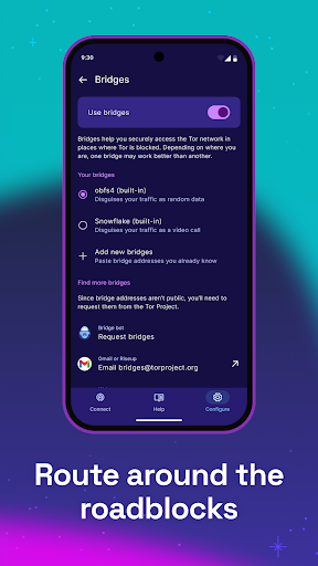 Tor VPN Beta ekran görüntüsü