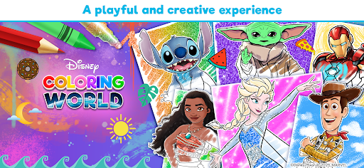 Disney Coloring World ekran görüntüsü
