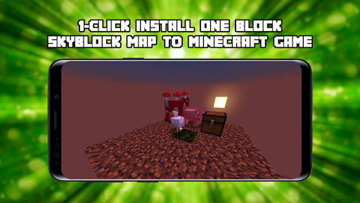 One Block Map for Minecraft ekran görüntüsü