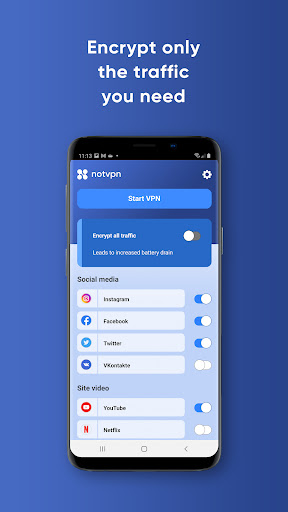 NotVPN - Sınırsız VPN ekran görüntüsü
