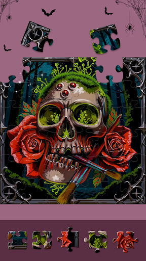 Dark Night Jigsaw Puzzles Game ekran görüntüsü