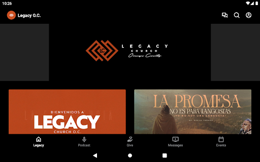 Legacy Church of Orange County ekran görüntüsü