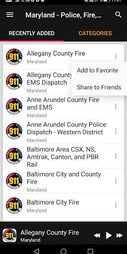 Police Scanner from Maryland ekran görüntüsü