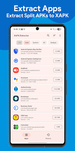 APK & XAPK Extractor ekran görüntüsü