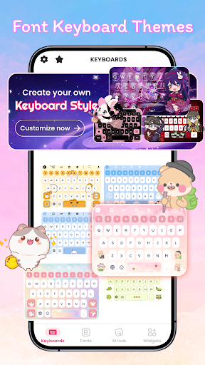 Font Keyboard Themes, Emoji ekran görüntüsü