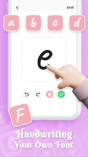 FontsApp: FancyKeyboard widget ekran görüntüsü