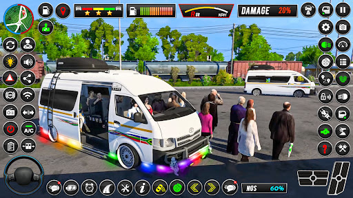 Mini Bus Driving Euro Bus Game ekran görüntüsü