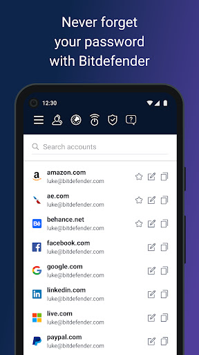Bitdefender Password Manager ekran görüntüsü