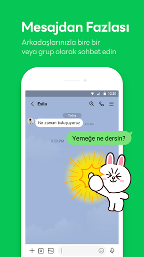 LINE: Arama ve Mesaj ekran görüntüsü