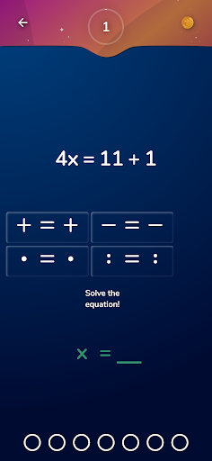 Learn Solving Equations ekran görüntüsü