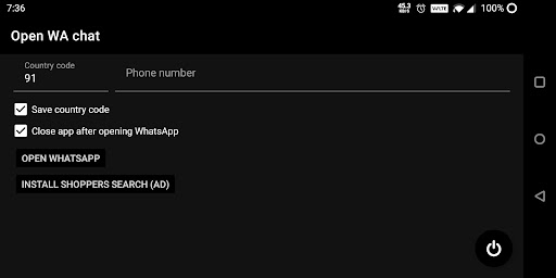 Open WA chat - Privacy app ekran görüntüsü