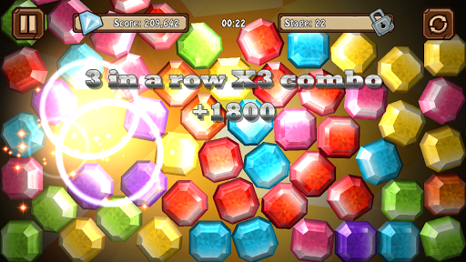 Gem Slash - Match 3 Physics ekran görüntüsü