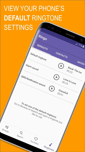 Ringo Ringtones Notifications ekran görüntüsü