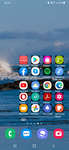 My Shortcuts widget ekran görüntüsü