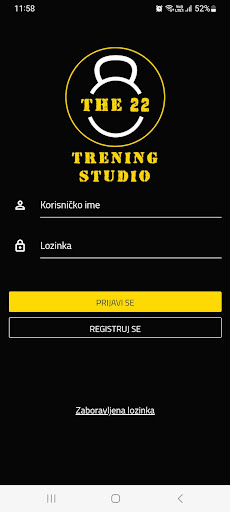 THE 22 training studio ekran görüntüsü