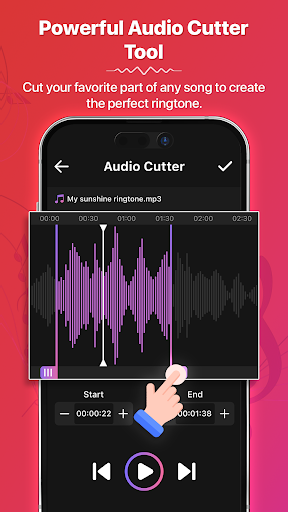 MP3 Ringtone & Audio Cutter ekran görüntüsü