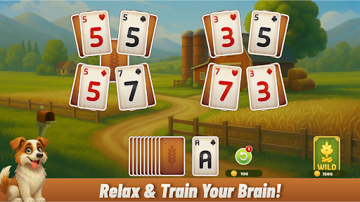TriPeaks Solitaire: Çiftlik ekran görüntüsü